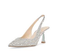Betsey Johnson Damen Clark Pumps, Silber, 41.5 EU