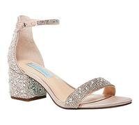 Betsey Johnson Damen Mari Sandale mit Absatz, Champagner, 39.5 EU