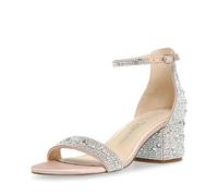 Betsey Johnson Damen Mari Sandale mit Absatz, Champagner, 41.5 EU Weit