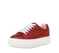 Betsey Johnson Damen Sidny Sneaker, Rot/Ausflug, einfarbig (Getaway Solids), 37 EU