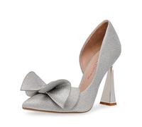 Betsey Johnson Nobble-p Damen-Pumps, Silber, 37 EU