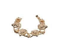 Bettelarmband URBAN CLASSICS "Urban Classics Unisex Lion Bracelet" Gr. L, gold, Armbänder, Damen, L/XL, Zink, Bettelarmband (88402802-L) gold