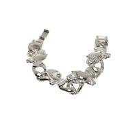Bettelarmband URBAN CLASSICS "Urban Classics Unisex Pray Hands Bracelet" Gr. S, silber, Armbänder, Damen, S/M, Zink, Bettelarmband (27962568-S) silber