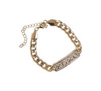 Bettelarmband URBAN CLASSICS "Urban Classics Unisex XOXO Bracelet" Gr. L, gold, Armbänder, Damen, L/XL, Eisen, Bettelarmband (54894628-L) gold