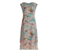 Betty Barclay - Ärmelloses Midikleid mit Blumenmuster grün - Gr. - 44