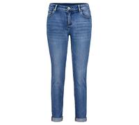 Slim-fit-Jeans BETTY BARCLAY "Damen mit Waschung", Damen, Gr. 44, Normalgrößen, blau, Obermaterial: 56% Baumwolle, 30% Viskose, 12% Polyester, 2% Elasthan, Basic, slim fit, Jeans Slim-fit-Jeans (48849