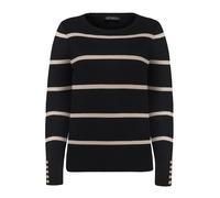 Betty Barclay - Basic-Pullover patch black/beige - Gr. - 38