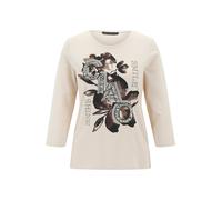 Betty Barclay - Basic Shirt patch beige/black - Gr. - 42