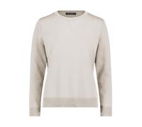 Betty Barclay Damen Basic-Strickpullover mit Rundhalsausschnitt gerade lang Beige Gr. 40 55% Viskose