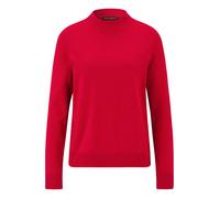Strickpullover BETTY BARCLAY "Damen mit Stehkragen", Damen, Gr. 48, rot, Strick, Obermaterial: 55% Viskose, 30% Polyester, 15% Polyamid, Basic, gerade normal, Pullover Strickpullover (25031539-48) rot