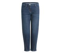Slim-fit-Jeans BETTY BARCLAY "Damen unifarben", Damen, Gr. 48, Normalgrößen, dunkelblau denim, Obermaterial: 70% Baumwolle, 23% Polyester, 4% Lyocell, 3% Elasthan, lässig geschnitten, Jeans Slim-fit-J