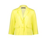 Kurzblazer BETTY BARCLAY "Damen mit 3/4 Arm", Damen, Gr. 42, gelb, Obermaterial: 59% Baumwolle, 39% Viskose, 2% Elasthan. Futter: 100% Polyester, tailliert normal, Blazer Kurzblazer (34724454-42) gelb