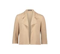 Jackenblazer BETTY BARCLAY "Damen mit Reißverschluss", Damen, Gr. 42, beige, Samt, Obermaterial: 92% Polyester, 8% Elasthan, gerade normal, Blazer (52734011-42) beige