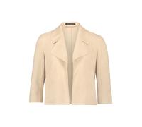 Jackenblazer BETTY BARCLAY "Damen mit Reißverschluss", Damen, Gr. 46, beige, Samt, Obermaterial: 92% Polyester, 8% Elasthan, gerade normal, Blazer (52734011-46) beige