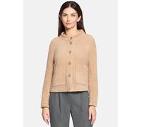 Betty Barclay Damen Blazer-Jacke mit Knöpfen 36, Beige