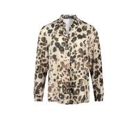 Longbluse BETTY BARCLAY "Damen Longbluse langarm", Damen, Gr. 38, beige (beige, taupe), Obermaterial: 100% Viskose., figurumspielend normal, V-Ausschnitt, Blusen (22131302-38) beige, taupe