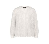 Spitzenbluse BETTY BARCLAY "Damen mit Schmuckkanten", Damen, Gr. 38, rohweiß, Obermaterial: 100% Baumwolle, figurumspielend normal, Rundhals, Blusen Spitzenbluse (70483807-38) rohweiß