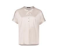 Kurzarmshirt BETTY BARCLAY "Damen mit Ärmelaufschlag", Damen, Gr. 38, grau, Stoff, Obermaterial: 97% Polyester, 3% Elasthan. Besatz: 95% Viskose, 5% Elasthan, gerade normal, Shirts (52303466-38) grau