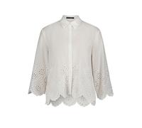 Betty Barclay Damen Spitzenbluse mit Schmuckkanten 40, Rohweiß