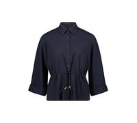 Betty Barclay Klassische Bluse mit Tunnelzug – Damen Gr. 40, Dunkelblau, 99% Polyester/1% Elasthan