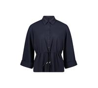 Klassische Bluse BETTY BARCLAY "Damen mit Tunnelzug", Damen, Gr. 44, dunkelblau, Obermaterial: 99% Polyester, 1% Elasthan, figurumspielend normal, Blusen Bluse (46346502-44) dunkelblau