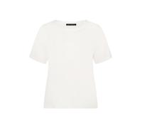 Schlupfbluse BETTY BARCLAY "Damen mit Rundhalsausschnitt", Damen, Gr. 36, weiß (rohweiß), Obermaterial: 97% Polyester, 3% Elasthan, figurumspielend normal, Rundhals, Blusen Schlupfbluse (49829763-36)