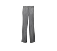 Marlene-Hose BETTY BARCLAY "Damen Marlene-Hose mit Bindegürtel", Damen, Gr. 48, Normalgrößen, grau (mausgrau), Obermaterial: 63% Polyester, 35% Viskose, 2% Elasthan., relaxed fit lang, Hosen (94020209