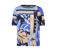 Casual-Shirt mit Tunnelzug Dunkelblau/Blau 38