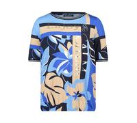 Casual-Shirt mit Tunnelzug Dunkelblau/Blau 44