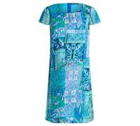 Betty Barclay - Chiffonkleid blau/grün - Gr. - 42
