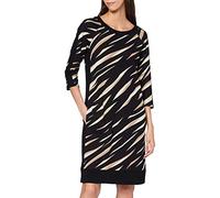 Betty Barclay Collection Damen 1527/2075 Kleid, Black/Beige, 42
