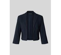 Betty Barclay Cropped Blazer mit Reverskragen in Marine, Größe 40