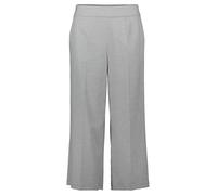 Culotte BETTY BARCLAY "Damen Culotte unifarben", Damen, Gr. 42, Normalgrößen, silber (silbergrau), Obermaterial: 63% Polyester, 35% Viskose, 2% Elasthan., Modisch, relaxed fit 3/4-Länge, Hosen (959445