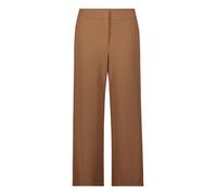 Culotte BETTY BARCLAY "Betty Barclay Damen Culotte unifarben", Damen, Gr. 42, Normalgrößen, braun (classic nougat), Obermaterial: 96% Polyester, 4% Elasthan., modisch, relaxed fit 3/4-Länge, Hosen (37