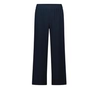 Culotte BETTY BARCLAY "Betty Barclay Culotte mit Gummizug", Damen, Gr. 42, Normalgrößen, blau (dunkelblau), Obermaterial: 99% Polyester, 1% Elasthan., casual, gerade lang, Hosen (11809167-42) dunkelbl