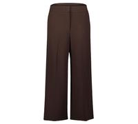 Betty Barclay Regular Fit Weite Hose mit Bügelfalten Modell 'LT JULI' in Dunkelbraun, Größe 42