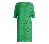 Spitzenkleid BETTY BARCLAY "Damen mit V-Ausschnitt", Damen, Gr. 38, Normalgrößen, kelly grün, Obermaterial: 69% Baumwolle, 21% Polyamid, 10% Viskose; Futter: 100% Polyester, figurumspielend kurz, V-Au