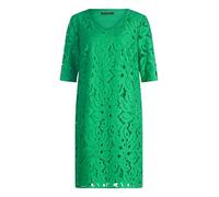 Spitzenkleid BETTY BARCLAY "Damen mit V-Ausschnitt", Damen, Gr. 48, Normalgrößen, kelly grün, Obermaterial: 69% Baumwolle, 21% Polyamid, 10% Viskose; Futter: 100% Polyester, figurumspielend kurz, V-Au