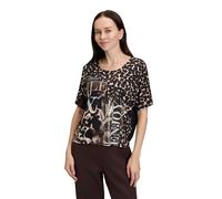 Betty Barclay Damen 2598/1481 T-Shirt, Brown/Beige, 38
