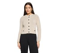 Betty Barclay Damen 5429/1869 Strickjacken, Light Beige, 40
