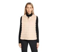 Daunenweste BETTY BARCLAY "Damen mit Rundhalsausschnitt", Damen, Gr. 40, moonlight, Obermaterial: 100% Polyester. Füllung: 90% Daunen, 10% Federn, figurumspielend hüftlang, Rundhals, Westen (65856661-