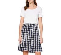 Betty Barclay Damen 9009/1207 Rock, Mehrfarbig (Dark Blue/Cream 8813), (Herstellergröße: 38)