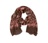 Betty Barclay - Schal mit Animalprint braun/rot, ACC