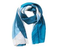 Betty Barclay Damen Basic-Schal mit Aufdruck Beige/Petrol,ACC