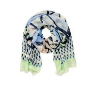 Betty Barclay Schal Basic mit Print Viskose Damen Blau/Grün