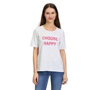 Betty Barclay Damen Basic Shirt mit Aufdruck 42, Patch White/Red
