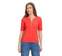Betty Barclay Damen Basic Shirt mit Knöpfen Poppy Red,46