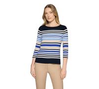 Betty Barclay Damen Ringelshirt 3/4-Arm Blau Größe 40