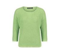 Betty Barclay Damen Basic-Strickpullover mit Rippenstruktur 46, Opaline Green