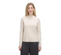 Betty Barclay Basic-Strickpullover mit Stehkragen Beige Größe 44